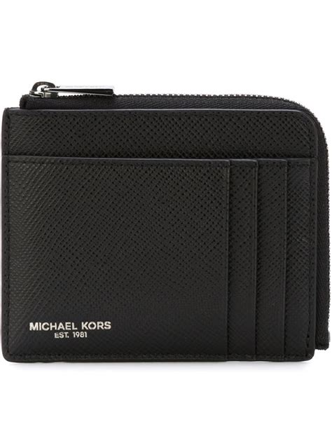 michael kors mens logo zip-around wallet|Michael Kors small zip wallet.